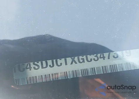 2016 Dodge Durango R/T z USA, uszkodzony, nr VIN 1C4SDJCTXGC347319